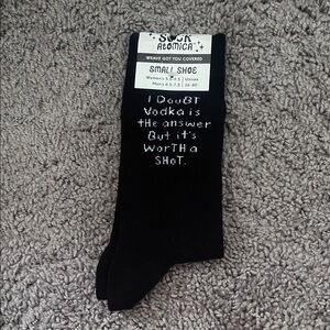 Black Novelty Socks